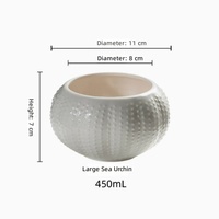 Bol en céramique pour gastronomie moléculaire, plat de présentation pour huîtres, petit bol à sashimi, assiette champignon, vaisselle de restaurant