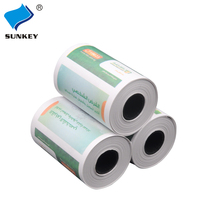 Kertas Thermal 80X80,57X40 Gulungan Thermal Hingga Printer Kertas Kasir Kertas Thermal, 100% Bubur Kayu Putih atau Berwarna