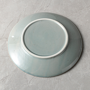 <span class=keywords><strong>Assiette</strong></span> Coupé en Céramique <span class=keywords><strong>Gris</strong></span> <span class=keywords><strong>Clair</strong></span> avec Glaçure Réactive, Qualité Commerciale, Personnalisable avec LOGO, en Porcelaine Fine, pour Restaurant - Product Image 6