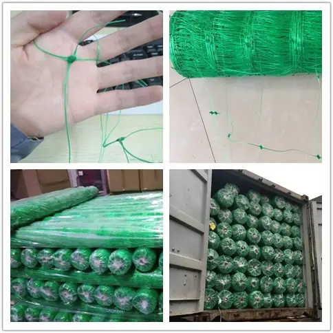 5x30ft प्लास्टिक polypropylene सलाखें समर्थन संयंत्र चढ़ाई शुद्ध सब्जी समर्थन जाल