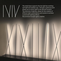 Lampadaire de style moderne éclairage Club décoration intérieure lampe de nuit d'angle à LED sur pied pour chambre à coucher