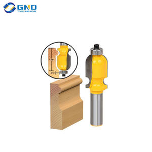 Cortador de fresado de cuentas y <span class=keywords><strong>flauta</strong></span> <span class=keywords><strong>Triple</strong></span>, cortador de brocas de enrutador de moldeo grande, cuchillo para puerta de armario para trabajo de madera, 5 uds. - Product Image 4