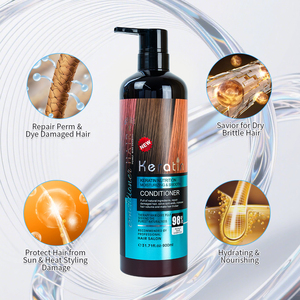 Produits capillaires unisexes haut de gamme, marque privée, shampoing et après-shampoing réparateurs et hydratants à la kératine - Product Image 4