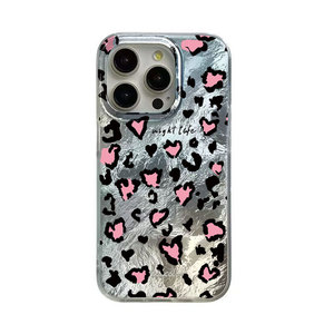 Custodia Rosa con Stampa Leopardata per iPhone 16 - Cover Elegante, Antiurto e <span class=keywords><strong>a</strong></span> Copertura Totale - Product Image 6