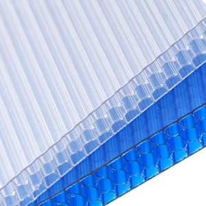 Panneau de toiture en polycarbonate multicouche certifié ISO 9001, imperméable, <span class=keywords><strong>transparent</strong></span>, alvéolé, anti-UV, durable, pour extérieur - Product Image 3