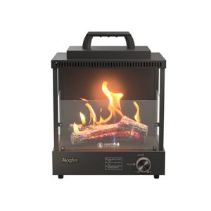 Chauffe-équipement à gaz Alogfire Propane <span class=keywords><strong>Ambiance</strong></span> Log 8200 BTU, flammes dansantes propres <span class=keywords><strong>et</strong></span> sans fumée, pour camping-cars, patios, ateliers - Product Image 2