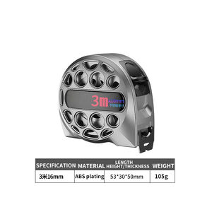 Ruban à mesurer en acier inoxydable de 5 m, règle à mesurer rétractable portable, outil de mesure pour la maison, l'agriculture et l'industrie - Product Image 6