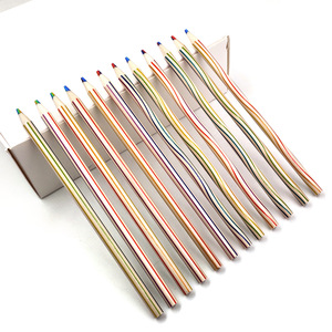 30 Miếng 4 Trong 1 Màu Bút Chì Cho Trẻ Em Cầu Vồng Màu Bút Chì Cho Đảng Vẽ Màu Phác Thảo Giáo Dục Học - Product Image 4