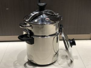 Autocuiseur en acier inoxydable antidéflagrant, l, <span class=keywords><strong>de</strong></span> bonne qualité, avec cuiseur vapeur et couvercle en verre, à induction, style français - Product Image 2