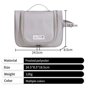 Portable Hook-type Travel <b>Toiletry</b> Bags for Women Generous Capacity with a Premium Feel - Product Image 3