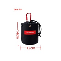 Sac de ceinture magnétique en métal pour outils, vente en gros d'usine, capacité 1kg, 120x100mm, modèle QZ-YB098, menuiserie