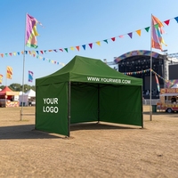Tente en tissu Oxford avec logo personnalisé et designs innovants pour le camping en intérieur/extérieur, les festivals et les stands extérieurs