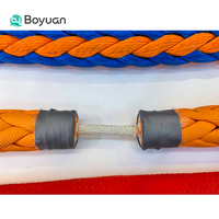 Cuerda UHMWPE de 10 mm y 12 Hilos, 30 m, Cuerda UHMWPE de la Mejor Calidad, Cuerda UHMWPE de Trenzado Simple, Cuerda para Barcos