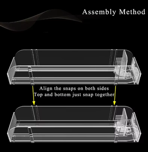 Étagères à cosmétiques Poussoir d'étagère en acrylique - Product Image 5