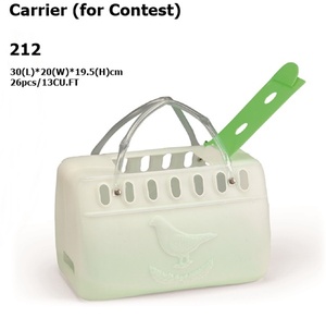 212 Portable Voyage En Plastique Cages Pour Animaux De Compagnie Maisons Quadrate Conception Oiseau Pigeon Transporteur Boîte Sac - Product Image 2