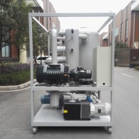Purificador/deshidratador/desgasificador de aceite para transformadores de vacío de doble etapa, 9000 litros por hora