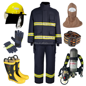 Combinaison de pompier ignifuge EN469, uniforme de pompier en matériau NOMEX Aramid, coton, équipement de sauvetage incendie - Product Image 6