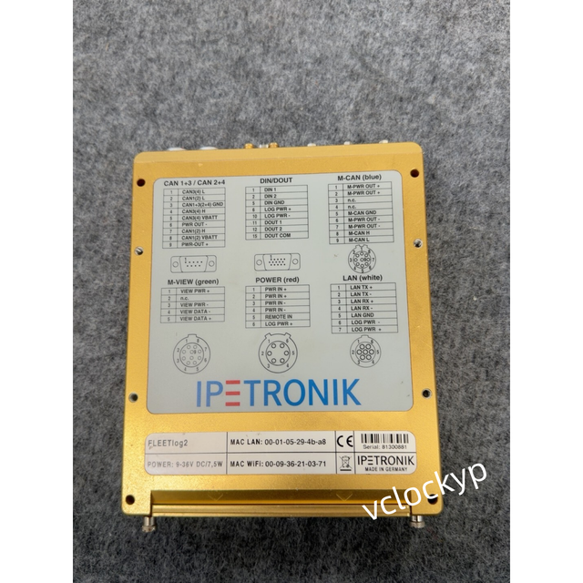Ipetronik FLEETlog2 Compact Data Loggers for Fleet Management Used