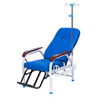 Fauteuil médical inclinable pour perfusion, personnalisable, en fer, pour clinique, pour donneur de sang, manuel, HengHu HH-1007, multifonction, très demandé