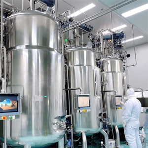 ระบบอุตสาหกรรมขนาด 20 ลิตร 150 ลิตร 1,000 ลิตร 2,500 ลิตร 3,000 ลิตร สำหรับการหมักวัคซีนแบบแบทช์ด้วยเครื่องไบโอรีแอกเตอร์ สำหรับเชื้อสาคีโอไคทริอุม สายพันธุ์ต่างๆ ถังผสมแบบกวน - Product Image 1