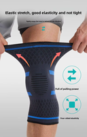 Manchon de soutien du coude personnalisé multicolore en tissu maillé respirant, antidérapant, à enfiler, pour fitness, gym, squats, musculation, ramassage