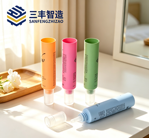 Custom Logo LDPE Essential Oil Cosmetic Tubes with Dropper Screw Cap 30ml <b>Matte</b> Finish Offset Printing - Product Image 3