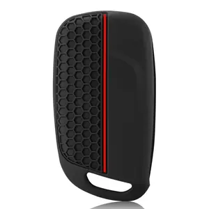 <span class=keywords><strong>Pour</strong></span> Citroën C2 C3 C4 C5 <span class=keywords><strong>DS4</strong></span> Peugeot 107 207 307 407 308 607 – <span class=keywords><strong>Housse</strong></span> de protection en silicone à 3 boutons <span class=keywords><strong>pour</strong></span> clé de voiture, étui de protection, porte-clés - Product Image 5