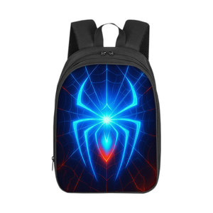 <span class=keywords><strong>Mochila</strong></span> Infantil Azul con Diseño de Araña, Cómoda y Duradera, para Estudiantes, Ideal para Sublimación - Product Image 1