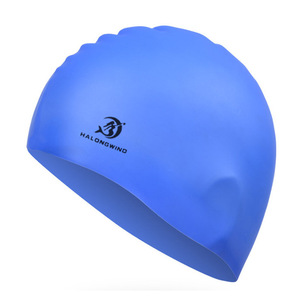 Gorro de Natación de Silicona Halongwind, Talla Grande, Impermeable, Protección para los Oídos, Unisex - Product Image 1