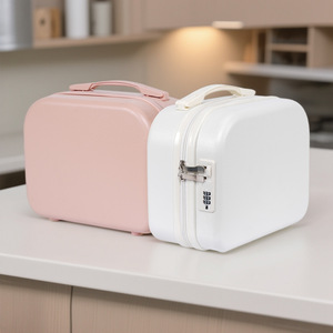 Maleta de Mano Jooe Mini de 14 Pulgadas, Estuche Cosmético de ABS con Cierre y Candado, Portátil para Almacenamiento en el Hogar, Color Sólido, Primavera 2026 - Product Image 5