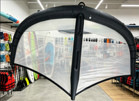 Alas de Wingfoil Inflables de Dacrón de Alta Tenacidad, 6m 372*232mm, Verde Grisáceo, para Deportes Acuáticos, Hydrofoil, Kite Surf