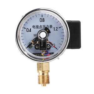 Manómetro Digital de Contacto Eléctrico YX-60 de 100 mm, 0-0.6/1/1.6/2.5/6/25/40Mpa, Acero Inoxidable 30VA, Presostato para Líquidos - Product Image 1