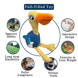 Juguete Masticable Interactivo para Mascotas, Divertido, Personalizado, Ecológico, Suave, Nuevo, <span class=keywords><strong>de</strong></span> Peluche, con Sonido, para Perros - Product Image 5