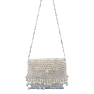 Nuova Borsa a Tracolla con Perle Traforate e Nappine, Borsa da Sera Fai-da-Te con Perline per Donne, Abito da Ballo, Copri-Sposa - Product Image 5