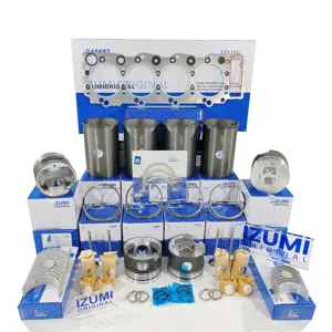 IZUMI原装4HF1 6550旧缸套套件全垫圈4HG1 4HG1T 4HF1T五十铃发动机机械发动机零件