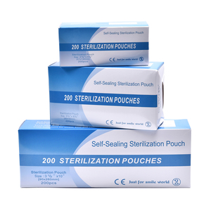 200 pièces/boîte, vente en gros, sachets de stérilisation auto-adhésifs, sachets de stérilisation jetables, parfaits pour les salons de manucure - Product Image 1
