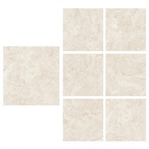 Azulejos de porcelana pulida Luna Beige Ivory 800x800mm GVT PGVT 80x80cm para piso, para el mercado de importación de Guyana - Product Image 1