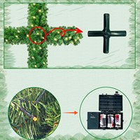 Nouveaux produits transfrontaliers en gros d'usine en stock : Décorations de Noël d'intérieur, Sapins de Noël, Croix de Noël