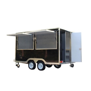 Remorque de Restauration Mobile d'Occasion JX-FS350 avec Réfrigérateur, Congélateur et Barbecue – Idéale pour la Vente de Hot-dogs, Bonbons et Glaces - Product Image 1