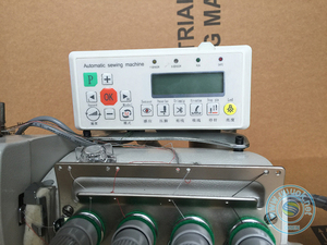 Máquina de Coser <span class=keywords><strong>Industrial</strong></span> <span class=keywords><strong>Overlock</strong></span> MJ700-D3 Pequeña, Mini, de Cinco Hilos, Usada, para Alfombras, <span class=keywords><strong>Overlock</strong></span> Electrónica de 5 Hilos - Product Image 4