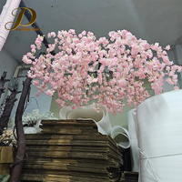 JINDA Fleurs de soie de glycine rose pour mariage, très vendues, pour décoration suspendue au plafond