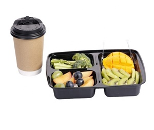 Hộp Đựng Thức Ăn Tái Sử Dụng 3 Ngăn Hộp Đựng Thức Ăn Trưa - Product Image 4