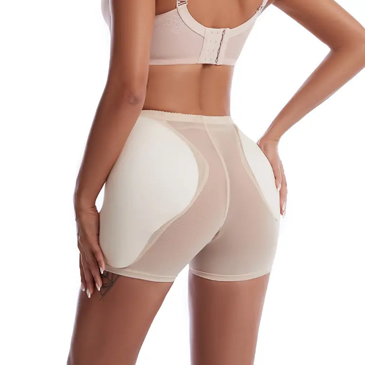 Celana dalam pembentuk tubuh wanita, dalaman empuk busa pengangkat pantat pinggul membentuk badan ukuran ekstra besar