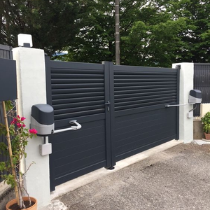 <span class=keywords><strong>Portail</strong></span> <span class=keywords><strong>coulissant</strong></span> automatique en aluminium <span class=keywords><strong>avec</strong></span> composants traités thermiquement, respectueux de l'environnement pour les maisons - Product Image 5