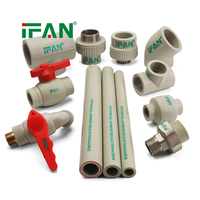 Raccords de tuyauterie PPR OEM IFAN Factory 20-110MM, coudes, tés, matériaux de plomberie, raccords en laiton PPR