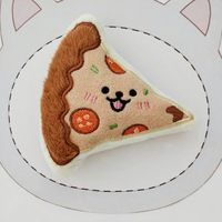 En gros, Pendentifs en peluche originaux en forme de nourriture de dessin animé, Porte-clés en peluche en forme de baguette, pain, croissant, biscuit, Cadeau pour enfants