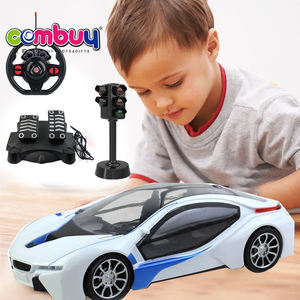 Giocattolo del volante dell'automobile di corsa del pedale del semaforo 1:16 del veicolo telecomandato a quattro vie - Product Image 3