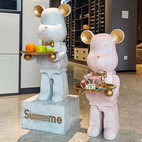 Meilleur prix, plateau de rangement en résine en forme d'ours, taille personnalisée, ornement, statue pour la décoration de la maison