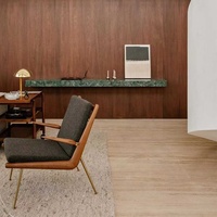 Carreaux de travertin naturel italien de taille personnalisée, finition polie, pour murs et sols intérieurs, escaliers, design moderne et luxueux