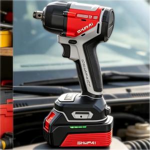ประแจบล็อกไร้สายแบบพกพา 20V 550 นิวตันเมตร ใช้แบตเตอรี่ลิเธียมไอออน สำหรับซ่อมรถยนต์ รุ่น JP-BS55X ดีไซน์กะทัดรัด - Product Image 1